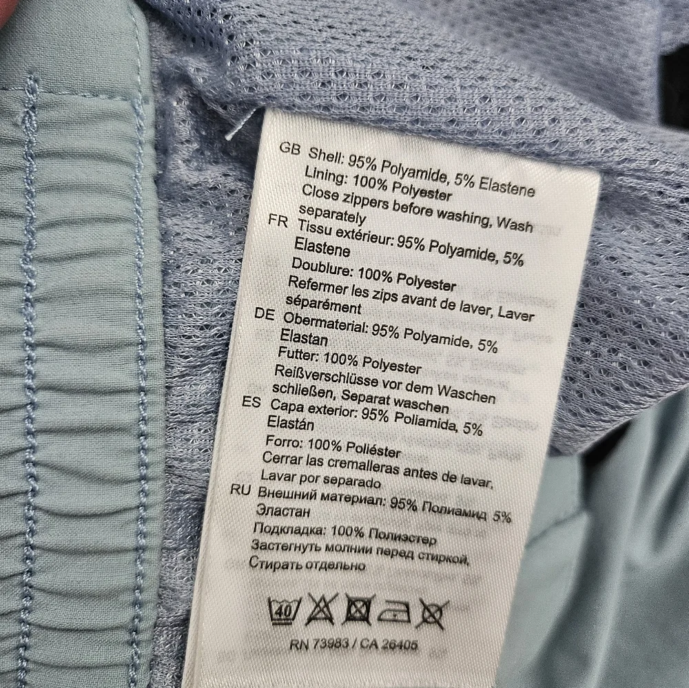 2/$25 NWT Helly Hansen sz34 Men's Light Blue Shorts - Picture 10 of 12